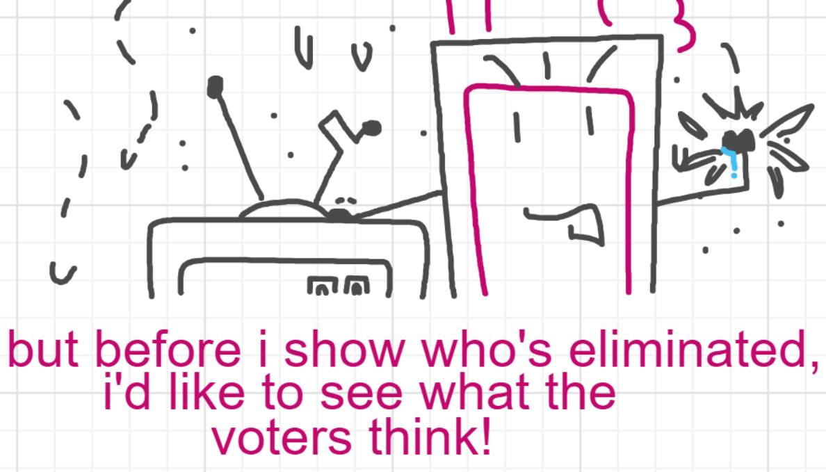 A panel from I've Been Everywhere, Man, episode nine of the Board Boards object show by Furretwalk/WalkingFurret.